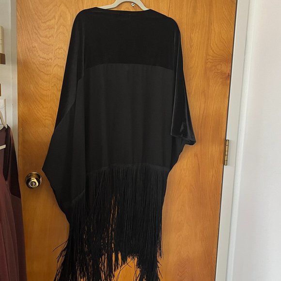 Free People Velvet Dreams Fringe Kimono - Picture 5 of 6